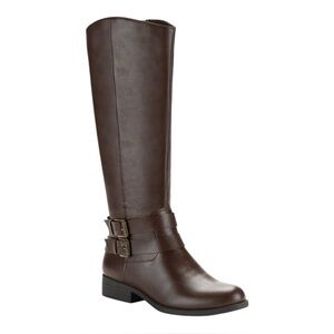 Style & Co Women's Maliaa Wide-Calf Buckled Riding Boots